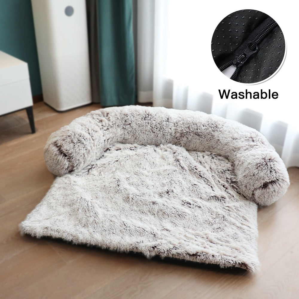 Super Large Dog Bed Pet Sofa Mat Cat Mats Blanket Long Plush Dogs Kennel Winter Warm Sleepping Pets Nest Cushion Dog Sipplies