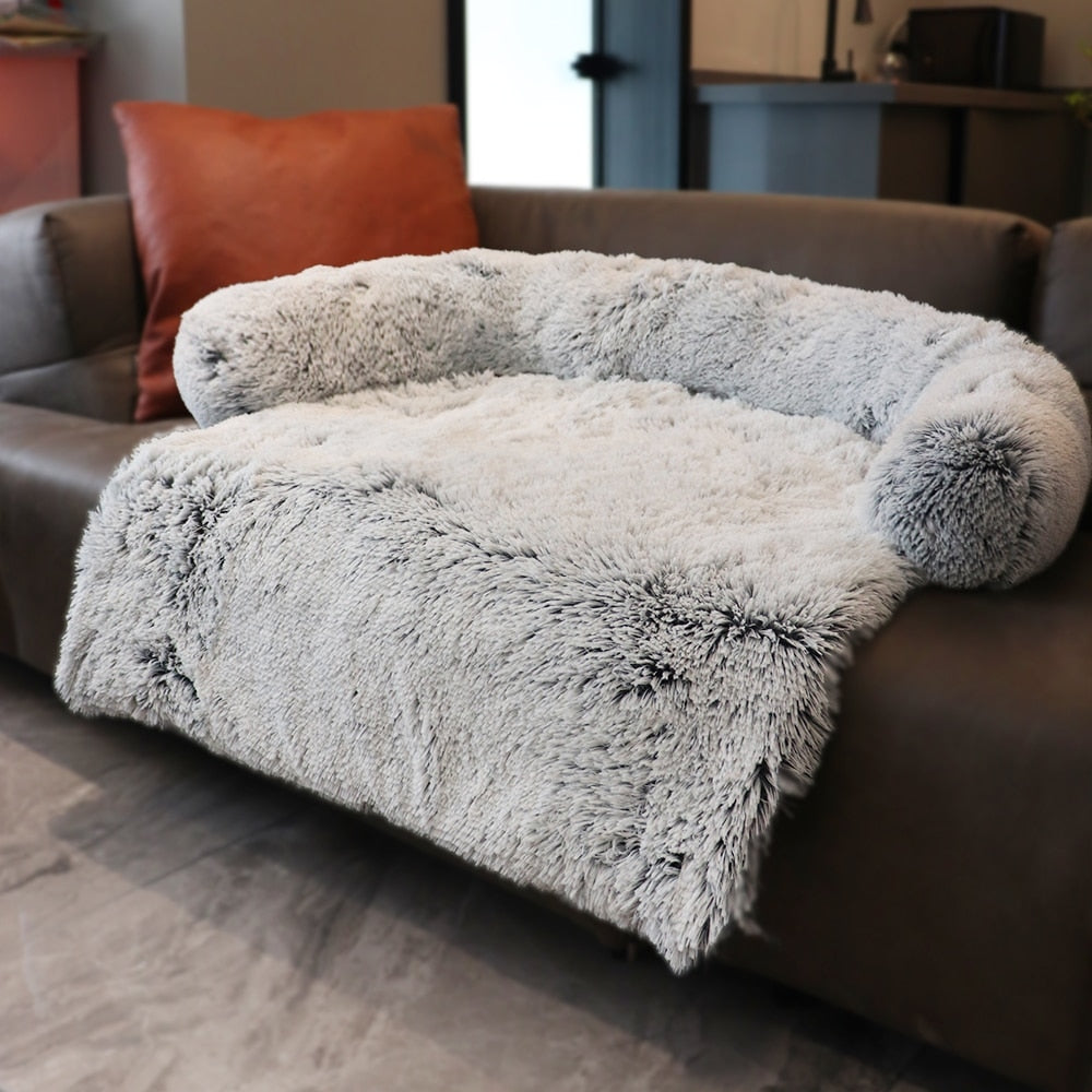 Super Large Dog Bed Pet Sofa Mat Cat Mats Blanket Long Plush Dogs Kennel Winter Warm Sleepping Pets Nest Cushion Dog Sipplies