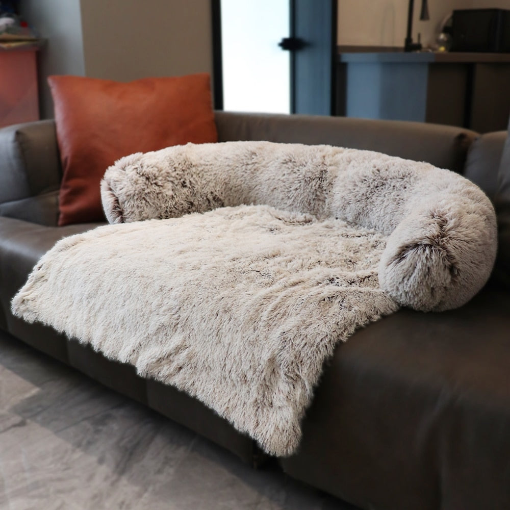 Super Large Dog Bed Pet Sofa Mat Cat Mats Blanket Long Plush Dogs Kennel Winter Warm Sleepping Pets Nest Cushion Dog Sipplies