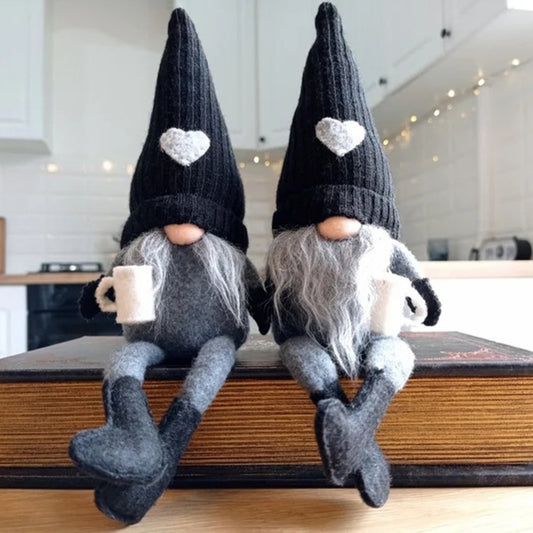 Coffee Gnome Dolls Coffee Gnomes Plush Coffee Bar Decoration for Farmhouse Kitchen Plush Doll Christams Decorations for Home